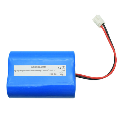 IFR26650 LED اضطراری باتری لیتیومی LiFePO4 3.2V 6600mAh با ظرفیت بالا