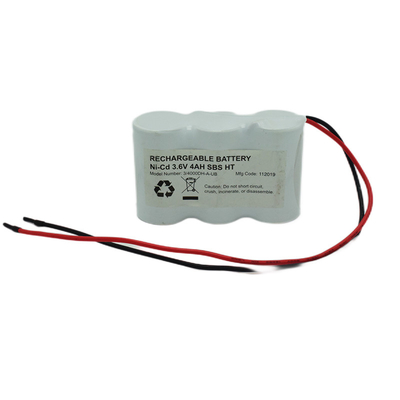 باتری های چراغ خروجی اضطراری Ni Cd ساید بای ساید 3.6 ولت 4000mah
