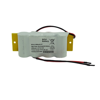4.8 ولت C2500mah Ni Cd چراغ خروج اضطراری نوع باتری استیک