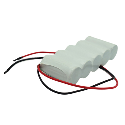 بسته باتری قابل شارژ C2500mAh NiCd 6.0V عمر مورد انتظار 5 سال