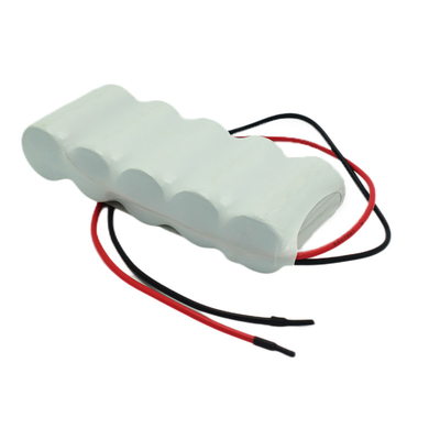بسته باتری قابل شارژ C2500mAh NiCd 6.0V عمر مورد انتظار 5 سال