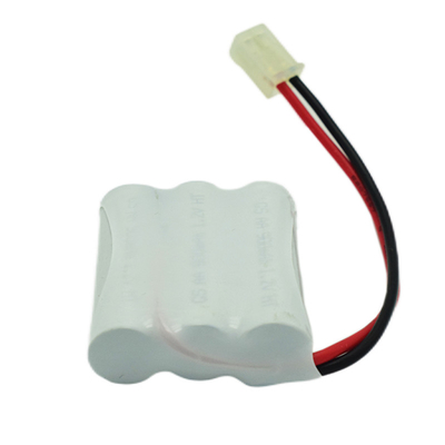 باتری قابل شارژ اضطراری نیکل سی دی 3.6 ولت عمر مورد انتظار 5 سال AA900mAh