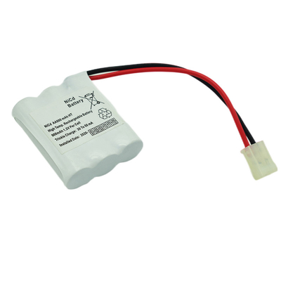 باتری قابل شارژ اضطراری نیکل سی دی 3.6 ولت عمر مورد انتظار 5 سال AA900mAh