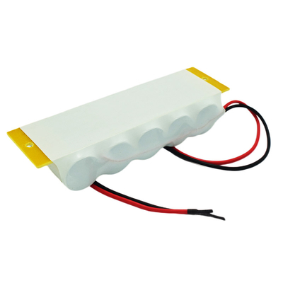 باتری چراغ خروجی اضطراری 2500mah قابل شارژ 6.0V 0.1C شارژ