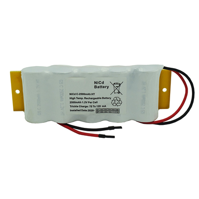 OEM 3.6V علامت خروج اضطراری جایگزین باتری NiCd ژاکت PVC