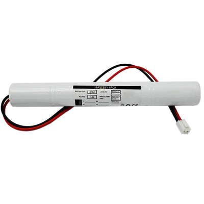 باتری چراغ خروجی اضطراری 2500mah باتری قابل شارژ 4.8V 0.1C شارژ