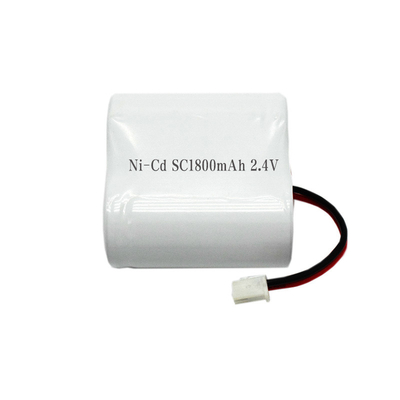 SC1800mah چراغ اضطراری بسته باتری نیکل سی دی باتری 2.4 ولت
