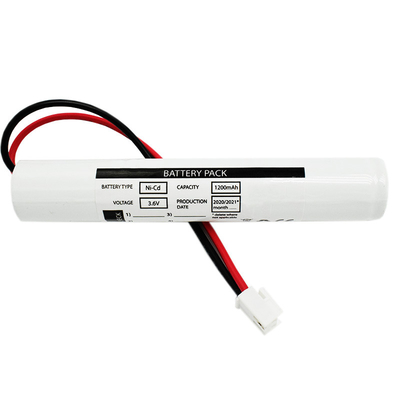 نوع باتری NiCd Sc1200mah 3.6 ولت برای روشنایی اضطراری