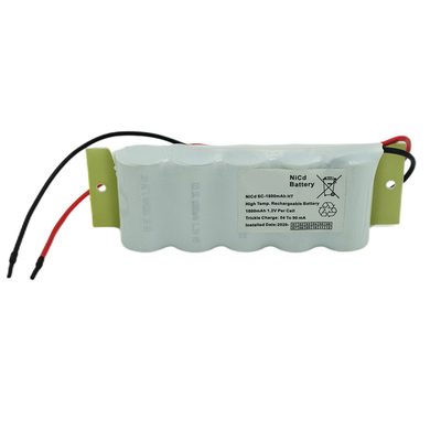باتری علامت خروج اضطراری SC1800mah 6.0 ولت بسته باتری نیکل سی دی