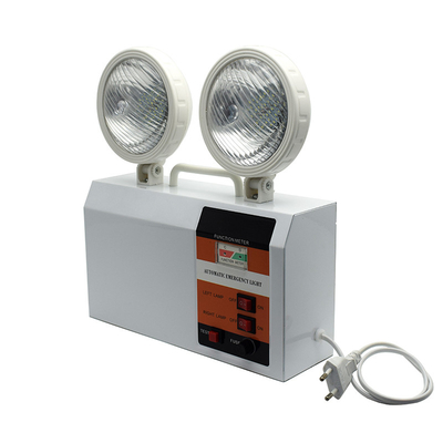 LED اضطراری دو نقطه نور سفید 3W 6500K 3 ساعت مدت زمان