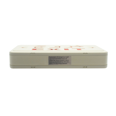 ABS PC قرمز LED چراغ خروج اضطراری AC220V 50Hz با باتری لیتیومی