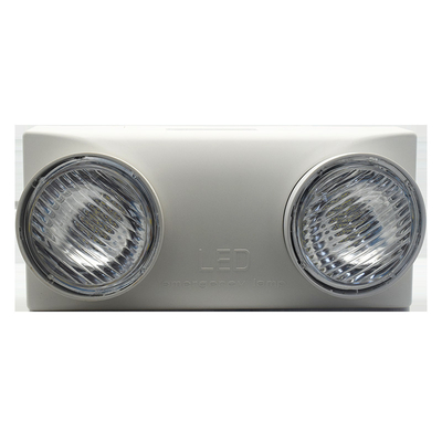 چراغ‌های اضطراری دو نقطه‌ای LED با باتری لیتیوم یونی 6500K 3 ساعت