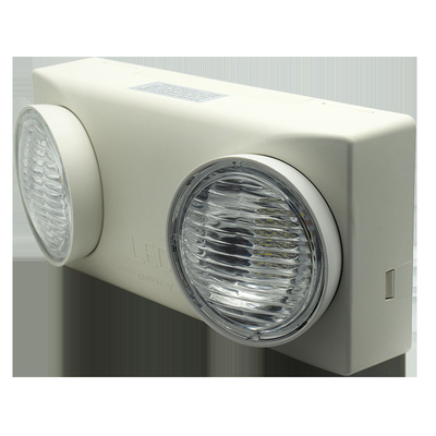 چراغ‌های اضطراری دو نقطه‌ای LED با باتری لیتیوم یونی 6500K 3 ساعت