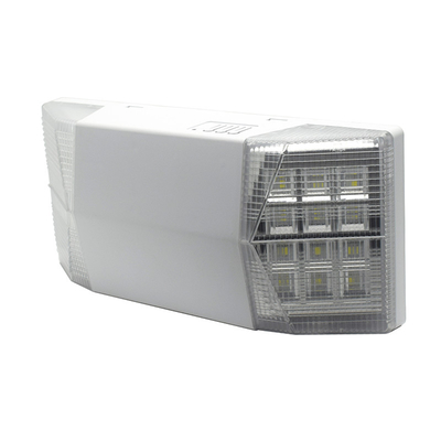 چراغ اضطراری باتری لیتیوم یون AC85V 600Lm 6500k چراغ دو نقطه ای LED
