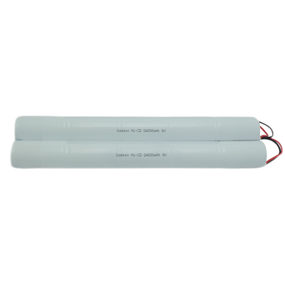 NiCd D4000mAh 6.0V Exit Sign باتری پشتیبان برای روشنایی اضطراری