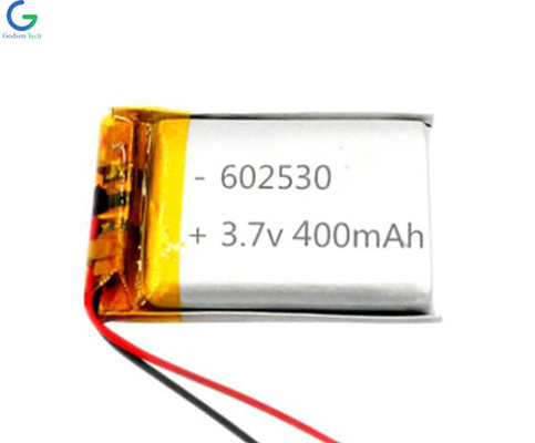 باتری لیتیوم یون نور اضطراری با 602530 400 mAh 3.7V ایمنی
