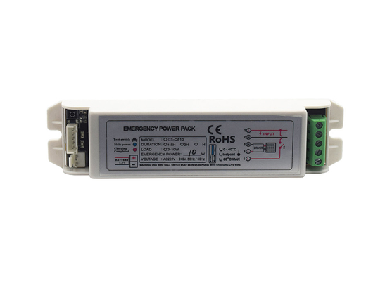 0.05A کیت نورپردازی اضطراری قدرت کامل GS-Q810 تبدیل کننده 10W حالت اضطراری اینورتر نوع نگهداری