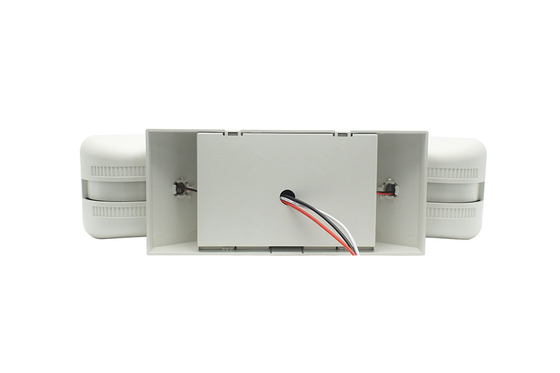 3 ساعت طول مدت چراغ خروج LED اضطراری داخلی 3W 85-265V دو سر چراغ دیوار نصب