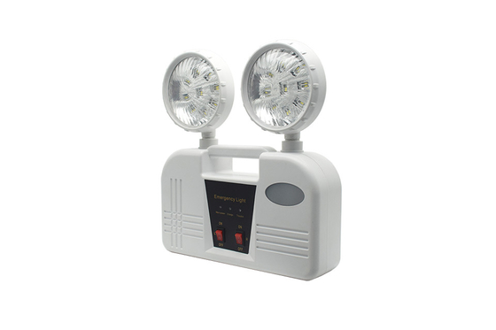 3 ساعت طول می کشد 6W چراغ اضطراری دو سر AC 85-265V ABS