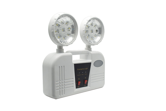 3 ساعت طول می کشد 6W چراغ اضطراری دو سر AC 85-265V ABS