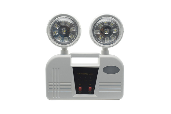 3 ساعت طول می کشد 6W چراغ اضطراری دو سر AC 85-265V ABS