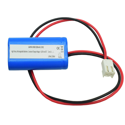 14500 1200mAh 3.2V LiFePO4 روشنایی اضطراری باتری کارایی تخلیه