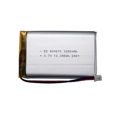 ایمنی باتری پلیمر لیتیوم یون 804670 3350mAh 3.7V با PCM