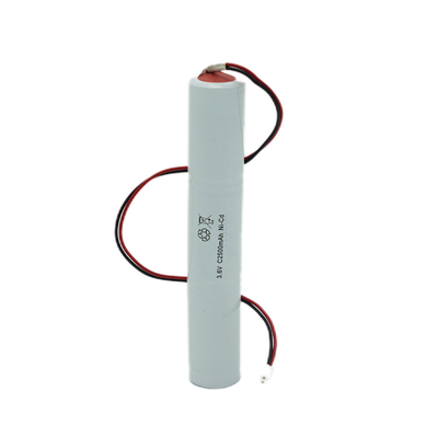 نورپردازی اضطراری سلول نیکل کادمیوم مهر و موم شده با IEC 61951 3.6V C2500mAh