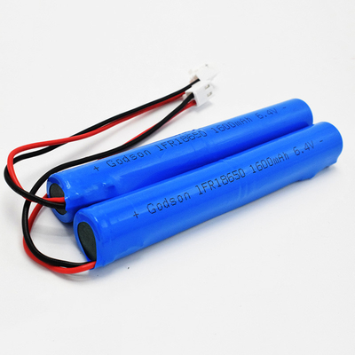 IFR 1600mAh 6.4 ولت 18650 LiFePO4 باتری های چوبی آسان نصب