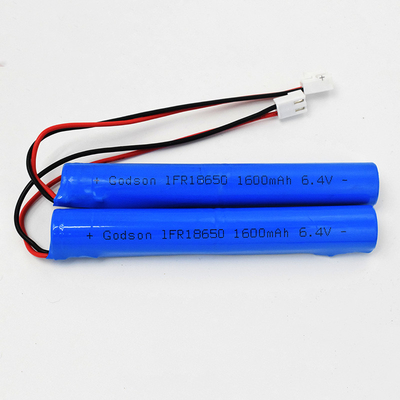IFR 1600mAh 6.4 ولت 18650 LiFePO4 باتری های چوبی آسان نصب
