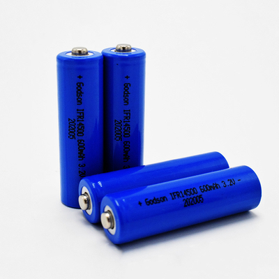 14500 600mAh 3.2V باتری LiFePO4 برای چراغ های اورژانسی و علائم خروج