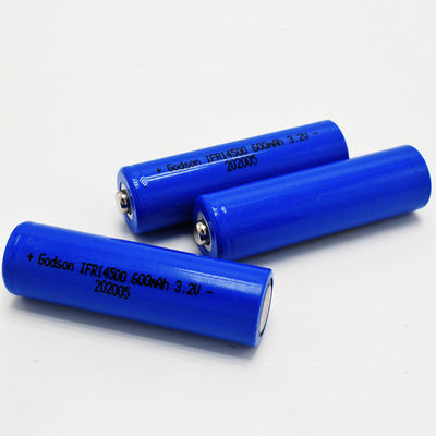 14500 600mAh 3.2V باتری LiFePO4 برای چراغ های اورژانسی و علائم خروج