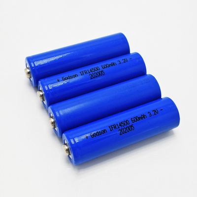 14500 600mAh 3.2V باتری LiFePO4 برای چراغ های اورژانسی و علائم خروج