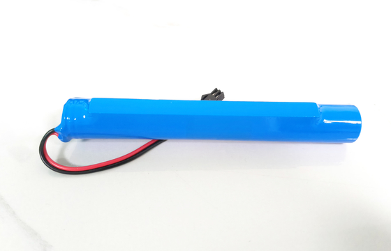 روشنایی اضطراری شارژ پذیر باتری لیتیوم یون ICR18650 2600 MAh 7.4V ((JST-SMP-2P، UL1007 20#، 100mm)