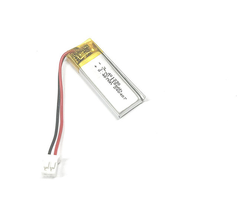 پلیمر لیتیوم یون 401230 110mAh 3.7V با کانکتور PHR-2 و PCB (درجه حرارت کار -20...+60°C است)