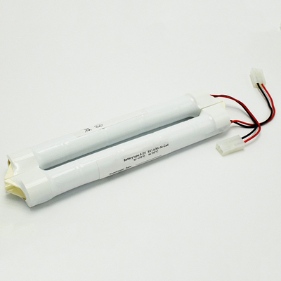 باتری نورپردازی اضطراری باتری Ni-Cd SC1800mAh 6.0V 10.8Wh نوع چوب OEM با ماژول نصب دیواری جانبی