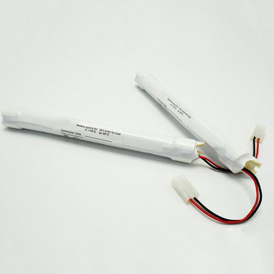 باتری نورپردازی اضطراری باتری Ni-Cd SC1800mAh 6.0V 10.8Wh نوع چوب OEM با ماژول نصب دیواری جانبی