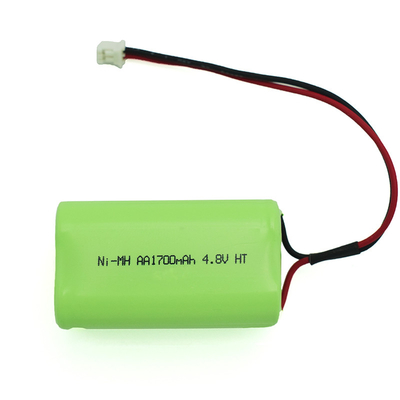 4S1P 4.8V Ni-Mh AA 1700mAh باتری قابل شارژ بالا OEM PVC