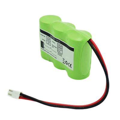 3S1P Side By Side Type 3.6V Ni-Mh C4700mAh باتری قابل شارژ مجدد با دمای بالا OEM PVC