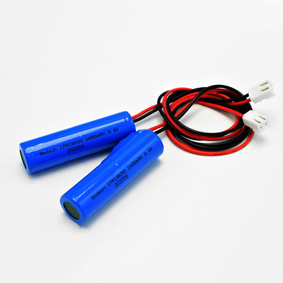 سلول تک تیپ IFR 18650*1 با باتری های استوانه ای LiFePO4 PCM 1.6Ah 3.2V