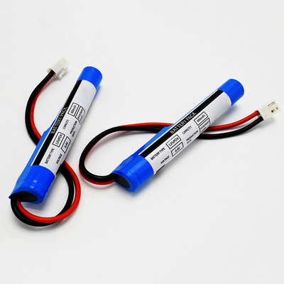 نوع چوب PVC IFR 18650*2 سلول در سری با ماژول کنترل حفاظت 0.6Ah 6.4V LiFePO4 باتری های استوانه ای