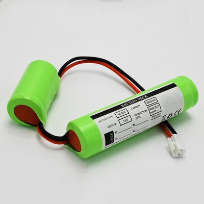 بسته باتری 0.1C قابل شارژ 3.6 ولت Ni Mh C4000mAh سیکل 500 بار
