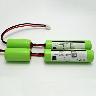 بسته باتری 0.1C قابل شارژ 3.6 ولت Ni Mh C4000mAh سیکل 500 بار