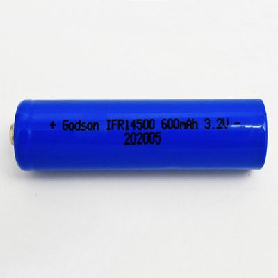 روشنایی اضطراری IFR 14500 LiFePO4 باتری 3.2 V 600mAh Stick