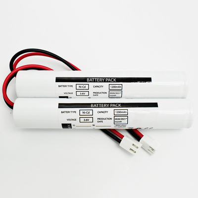 نوع باتری NiCd Sc1200mah 3.6 ولت برای روشنایی اضطراری