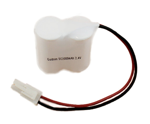 باتری قابل شارژ اضطراری Nickel Cd 2000mAh 2.4V Nickel Cadmium Cell