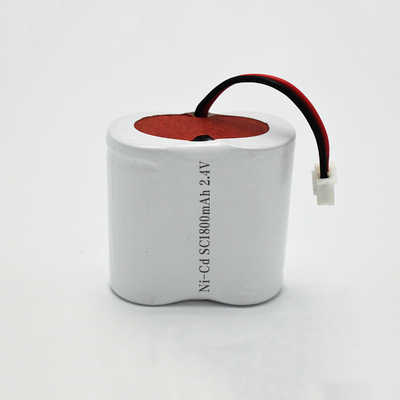 SC1800mah چراغ اضطراری بسته باتری نیکل سی دی باتری 2.4 ولت