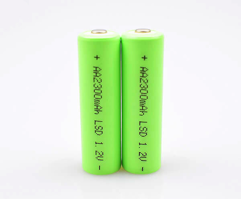 باتری با دمای بالا 3.6 V Ni Mh AA 2300mAh 1.2V برای روشنایی اضطراری