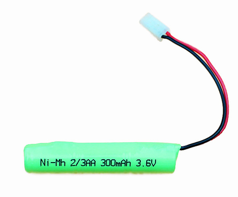 باتری قابل شارژ Ni Mh 3.6 V 300mah بسته 2 3AA 300mAh نوع استیک