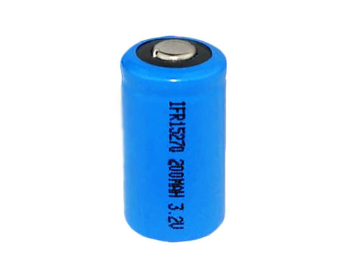 آبی شارژ پذیر 3.2 ولت LiFePO4 باتری IFR15270 200mAh سلول